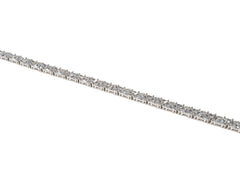 Bratara din Argint 925 - cu Zirconia - Fixa - 190mm x 5mm - Incolor #4