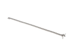 Bratara din Argint 925 - cu Zirconia - Fixa - 190mm x 5mm - Incolor #9