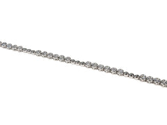 Bratara din Argint 925 - cu Zirconia - Fixa - 180mm x 5mm - Incolor #11