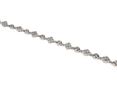 Bratara din Argint 925 - cu Zirconia - Reglabila - 210mm x 5mm - Incolor #1