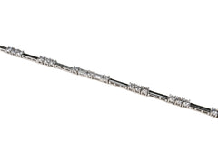 Bratara din Argint 925 - cu Zirconia - Fixa - 190mm x 5mm - Incolor #10