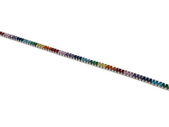 Bratara din Argint 925 - cu Zirconia - Reglabila - 210mm x 5mm - Multicolor