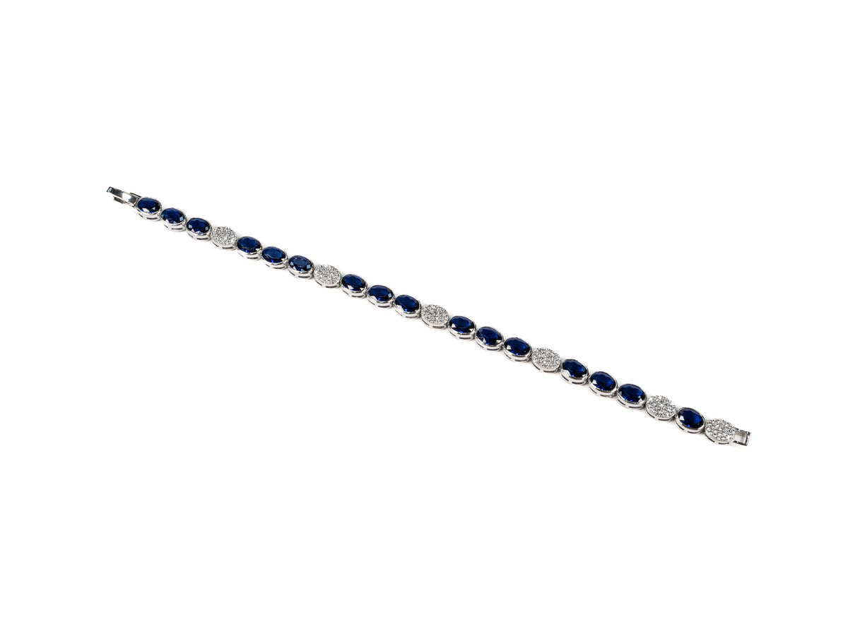 Bratara din Argint 925 - cu Zirconia - Fixa - 190mm x 5mm - Alb #2