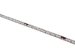 Bratara din Argint 925 - cu Zirconia - Fixa - 185mm x 5mm - Alb #2