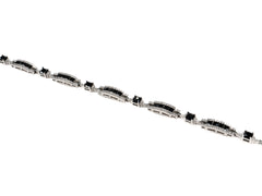 Bratara din Argint 925 - cu Zirconia - Reglabila - 210mm x 5mm - Alb #2