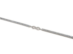Bratara din Argint 925 - cu Zirconia - Reglabila - 200mm x 5mm - Incolor #8