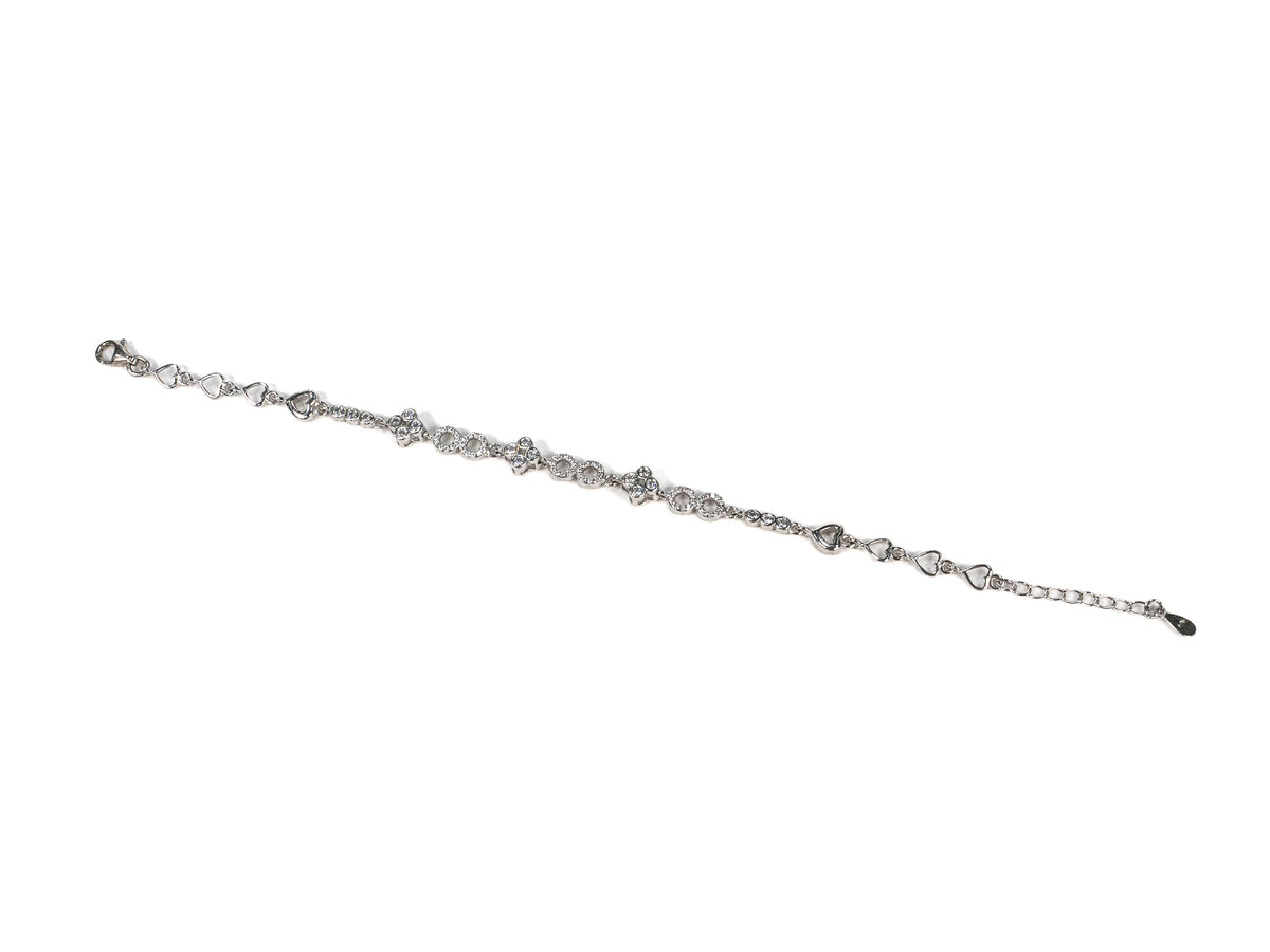 Bratara din Argint 925 - cu Zirconia - Reglabila - 200mm x 5mm - Incolor #10