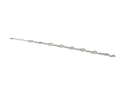 Bratara din Argint 925 - cu Zirconia - Reglabila - 210mm x 5mm - Incolor #3