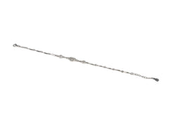 Bratara din Argint 925 - cu Zirconia - Reglabila - 200mm x 5mm - Incolor #11