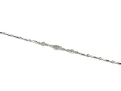 Bratara din Argint 925 - cu Zirconia - Reglabila - 200mm x 5mm - Incolor #11