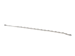Bratara din Argint 925 - cu Zirconia - Reglabila - 200mm x 5mm - Incolor #12