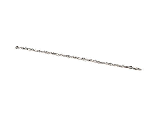 Bratara din Argint 925 - cu Zirconia - Reglabila - 185mm x 3mm - Incolor