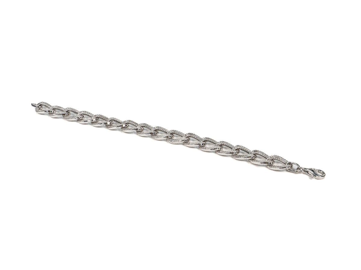 Bratara din Argint 925 - Fixa - 190mm x 10mm - Argintiu