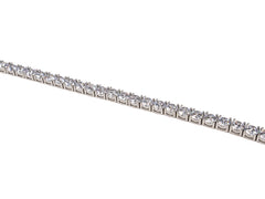 Bratara din Argint 925 - cu Zirconia - Fixa - 190mm x 5mm - Incolor #13