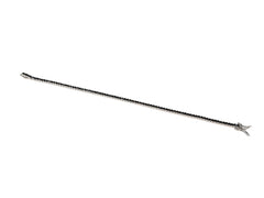 Bratara din Argint 925 - cu Zirconia - Fixa - 200mm x 2mm - Negru