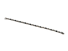 Bratara din Argint 925 - cu Onix - Fixa - 190mm x 6mm - Negru