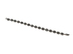 Bratara din Argint 925 - cu Onix - Fixa - 195mm x 9mm - Negru