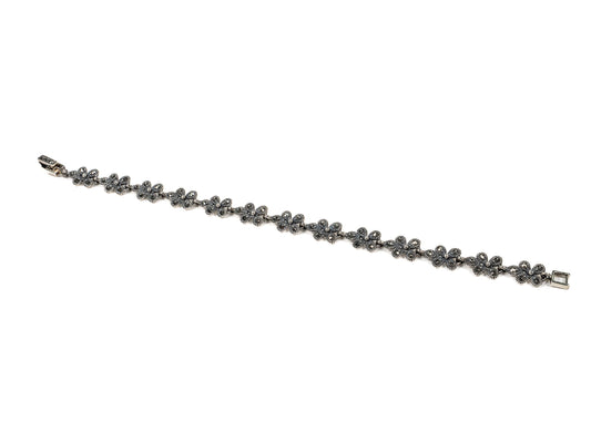 Bratara din Argint 925 - cu Marcasite - Fixa - 195mm x 8mm #1