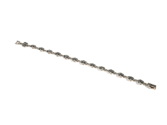 Bratara din Argint 925 - cu Marcasite - Fixa - 195mm x 10mm