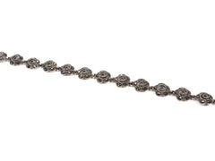 Bratara din Argint 925 - cu Marcasite - Fixa - 195mm x 8mm #2