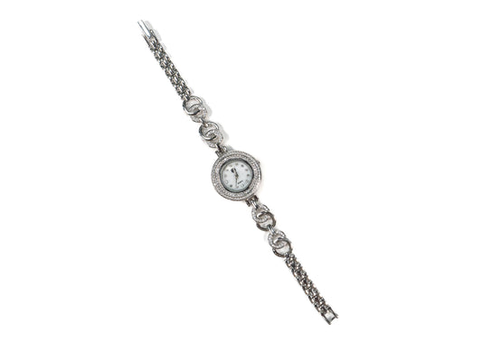 Bratara din Argint 925 - cu Zirconia - Fixa - 180mm x 25mm - Incolor