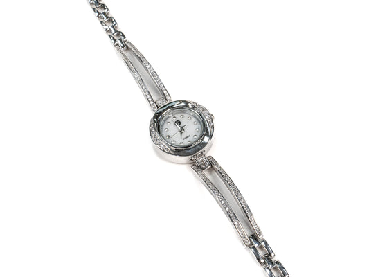 Bratara din Argint 925 - cu Zirconia - Fixa - 185mm x 20mm - Incolor