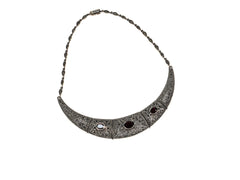 Lantisor din Argint 925 - cu Marcasite - Fixa - 350mm x 25mm - Grena