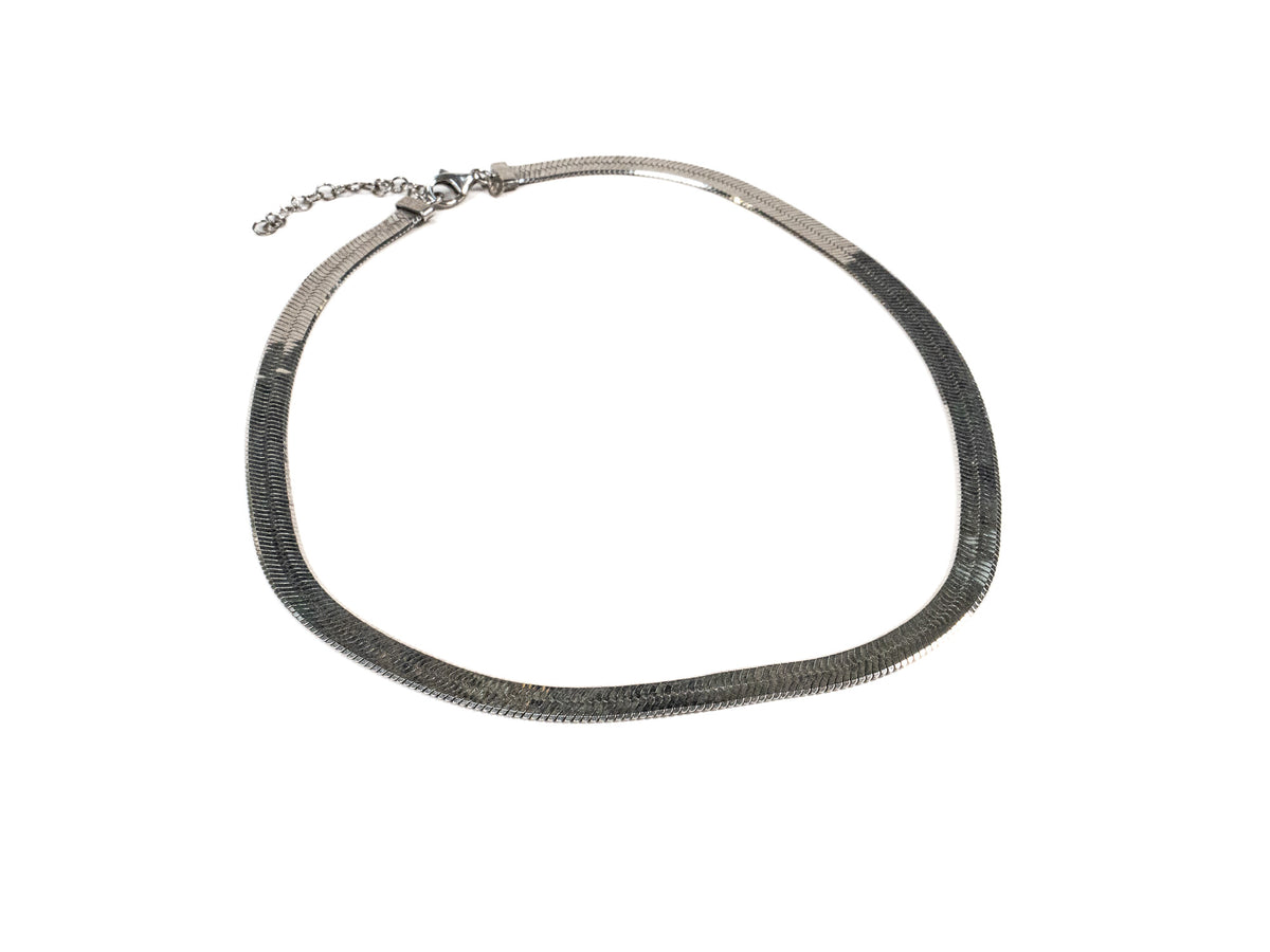 Lantisor din Argint 925 - Reglabila - 450mm x 8mm - Argintiu