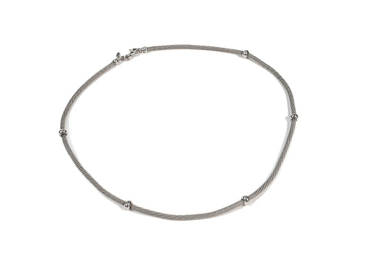 Lantisor din Argint 925 - Fixa - 450mm x 3mm - Argintiu #1