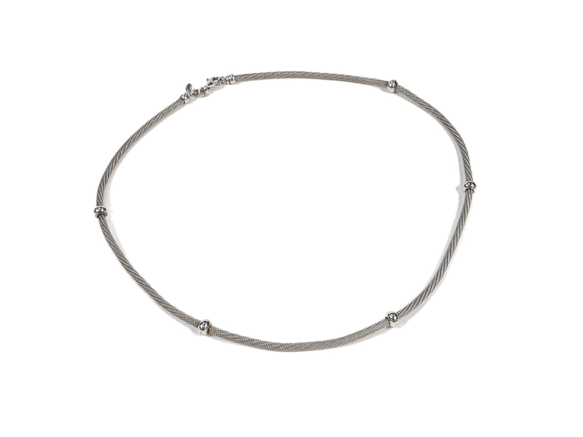 Lantisor din Argint 925 - Fixa - 450mm x 3mm - Argintiu #1