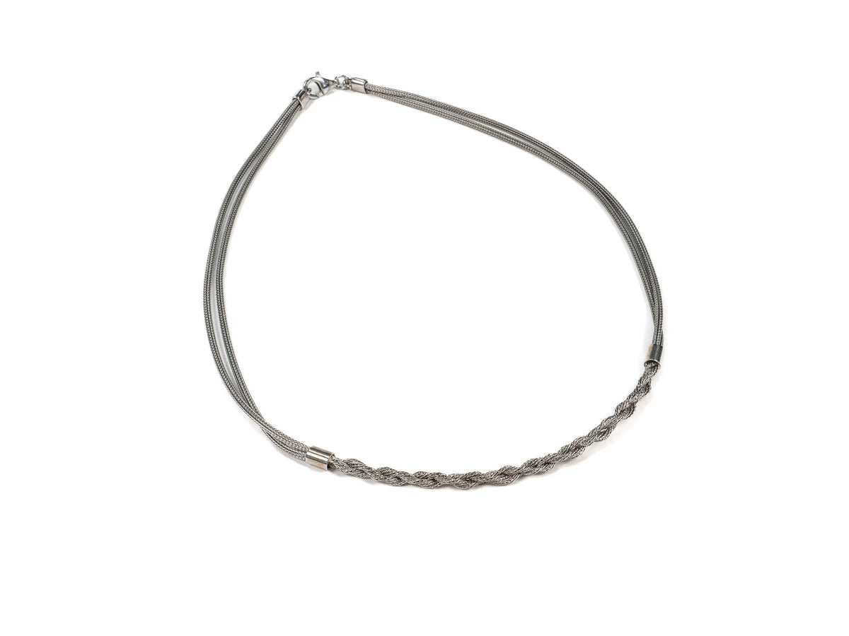 Lantisor din Argint 925 - Fixa - 450mm x 4mm - Argintiu
