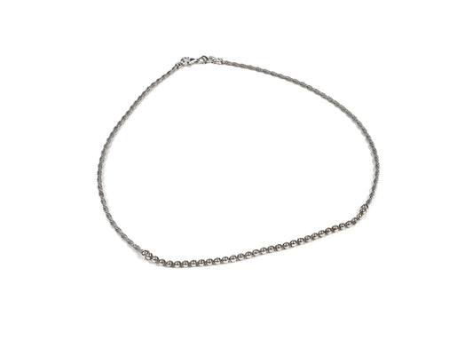 Lantisor din Argint 925 - Fixa - 450mm x 2mm - Argintiu #2