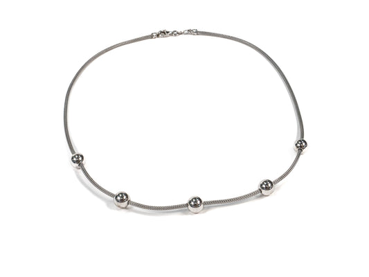 Lantisor din Argint 925 - Fixa - 450mm x 2mm - Argintiu #3