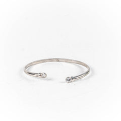 Bratara STILL, Argint 925 - Marime 65 fi x 3.5mm, Fixa, Zirconia, Incolor