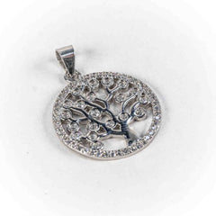 Pandantiv STILL Argint 925 - Marime 26mm x 20mm, Zirconia, Incolor