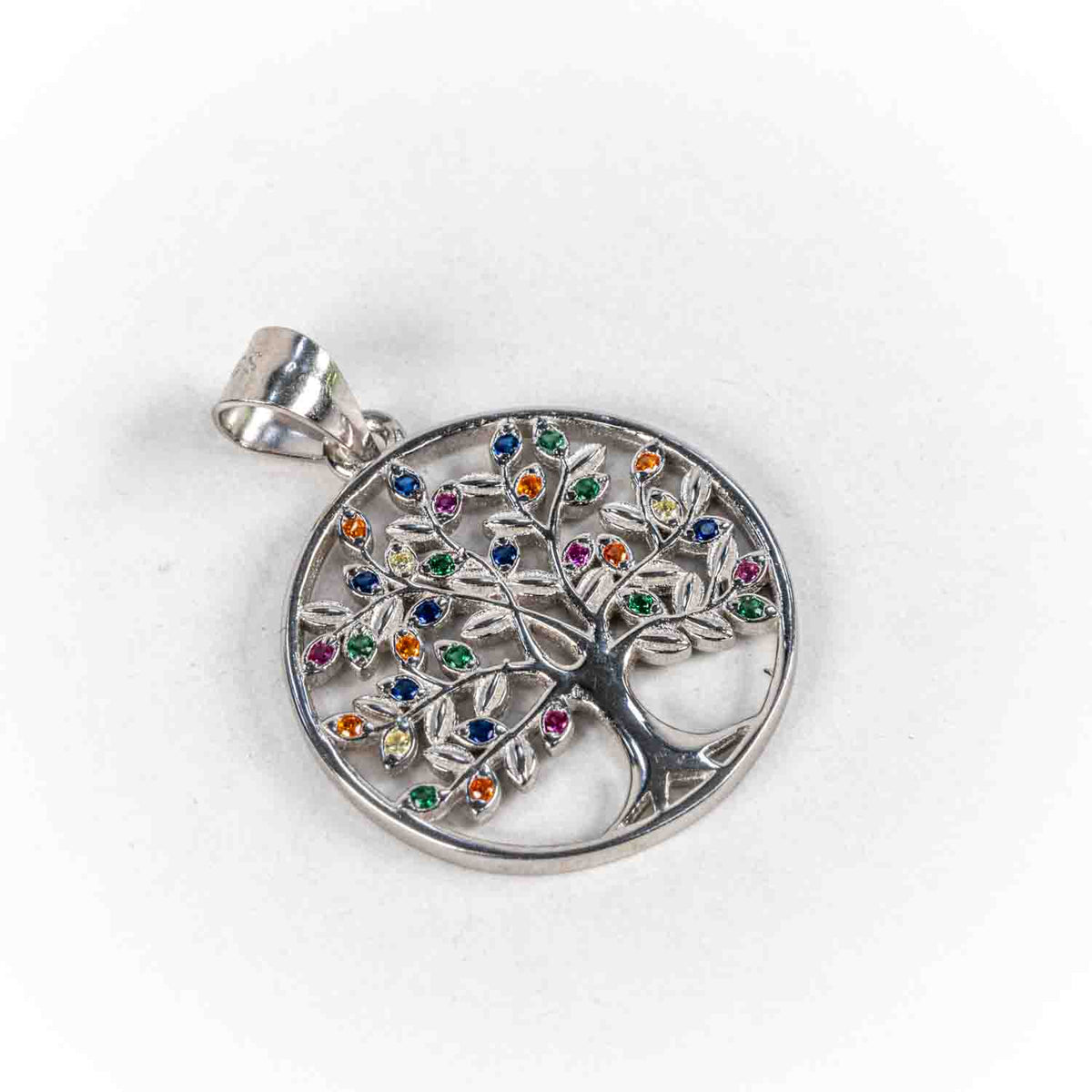 Pandantiv STILL Argint 925 - Marime 13mm x 5mm, Zirconia, Multicolor