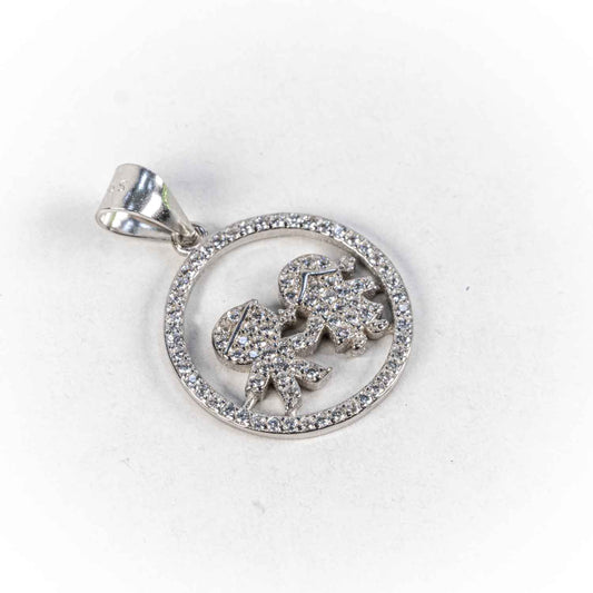 Pandantiv STILL Argint 925 - Marime 10mm x 17mm, Zirconia, Incolor