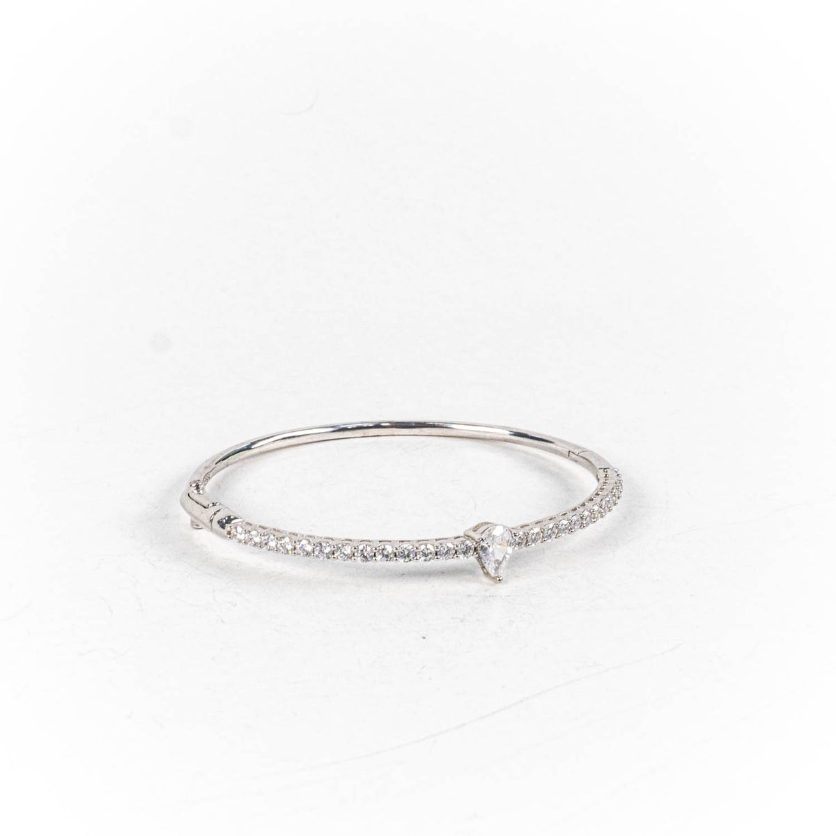 Bratara STILL, Argint 925 - Marime 57 fi x 3mm, Fixa, Zirconia, Incolor