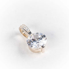 Pandantiv STILL Argint 925 - Marime 23mm x 11mm, Zirconia, Incolor