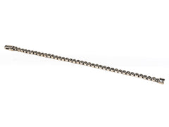 Bratara STILL, Argint 925 - Marime 19cm x 4mm, Reglabila, Marcasite, Gri Metalic