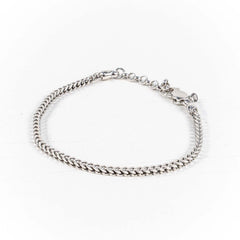 Bratara STILL, Argint 925 - Marime 20cm x 2.3mm, Reglabila, Simpla, Argintiu