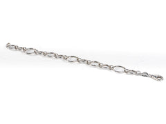 Bratara STILL, Argint 925 - Marime 19cm x 10mm, Reglabila, Simpla, Argintiu