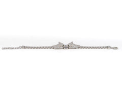 Bratara STILL, Argint 925 - Marime 20cm x 11mm, Reglabila, Zirconia, Incolor