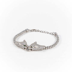 Bratara STILL, Argint 925 - Marime 20cm x 11mm, Reglabila, Zirconia, Incolor