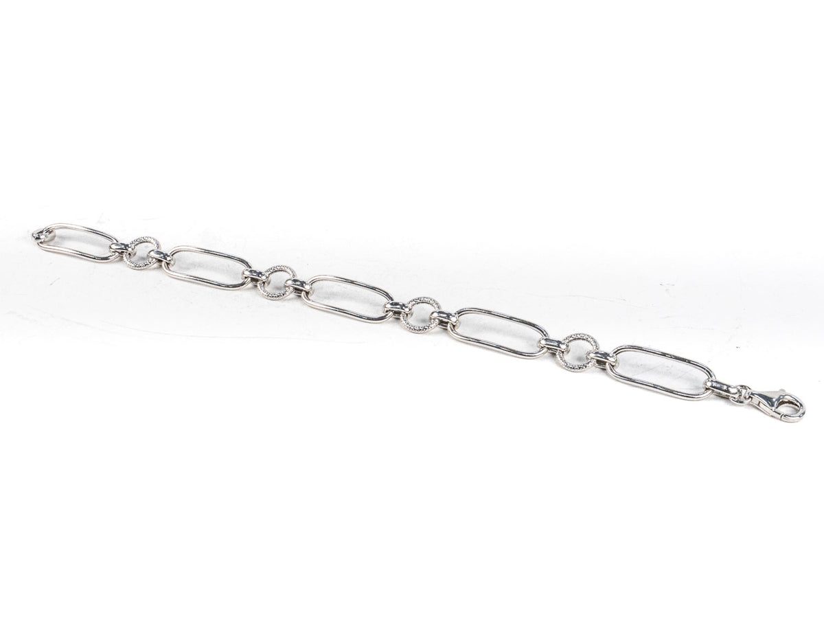 Bratara STILL, Argint 925 - Marime 19cm x 9mm, Reglabila, Simpla, Argintiu