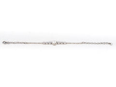 Bratara STILL, Argint 925 - Marime 20cm x 9mm, Reglabila, Perla de Cultura si Zirconia, Alb Sidefat