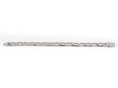 Bratara STILL, Argint 925 - Marime 18cm x 8mm, Reglabila, Zirconia, Incolor