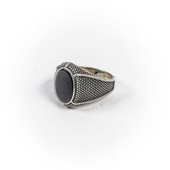 Inel STILL, Argint 925 - Marime 11, Onix, Negru