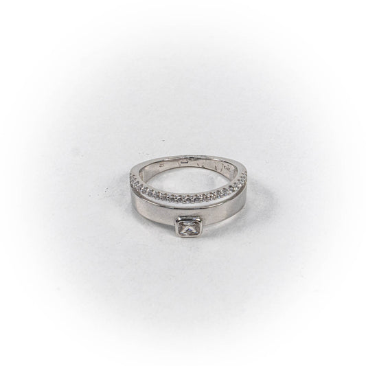Inel STILL, Argint 925 - Marime 6.5 ,7.5 si 9, Zirconia, Incolor