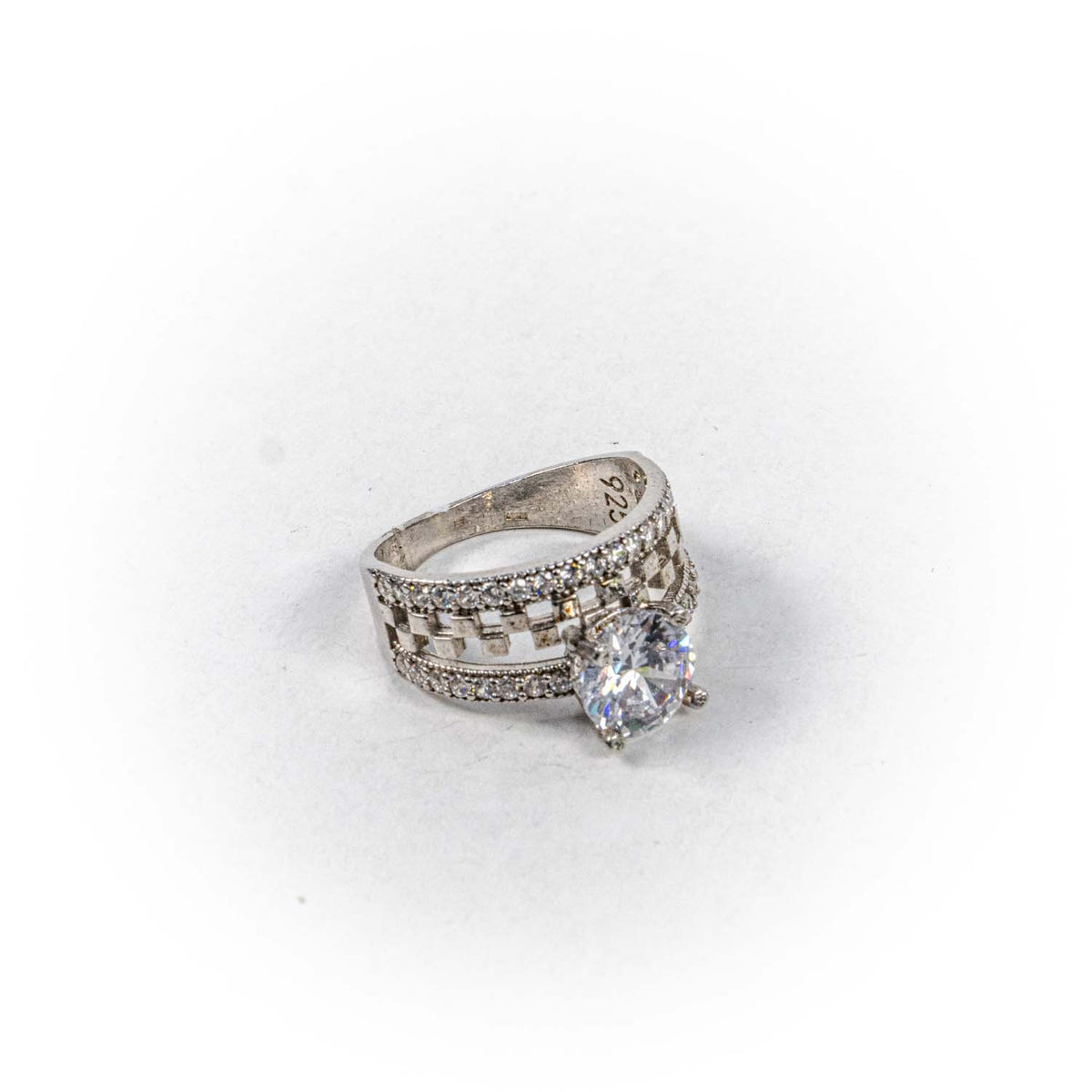 Inel STILL, Argint 925 - Marime 8, Zirconia, Incolor